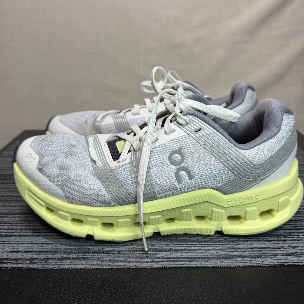 On Running Cloudgo Shoes - Womens Size 7 - Gray Green Lime 55.98232